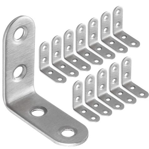 2 metal l shaped brackets|90 degree brackets at lowe's.